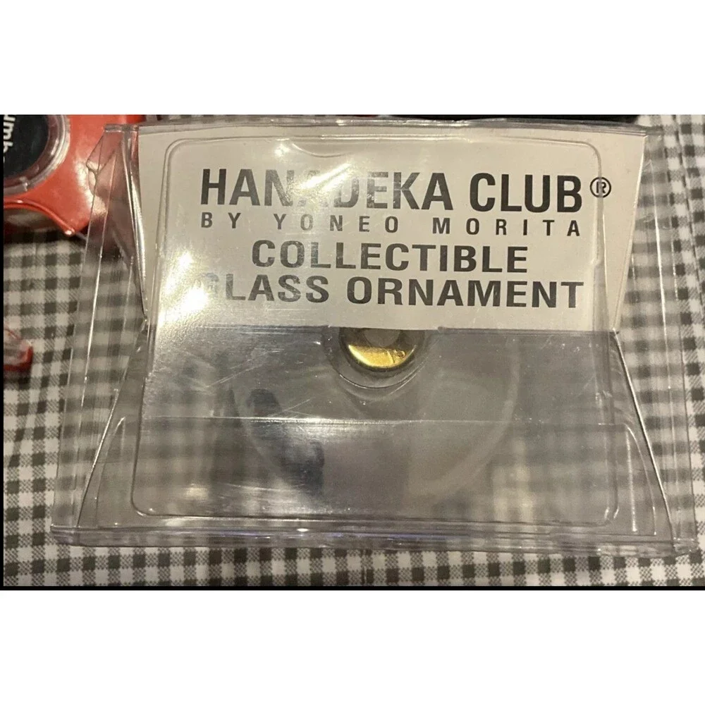 Boxer Glass Christmas Ornament Hanadeka Club By Yoneo Morita Holiday 2005 New